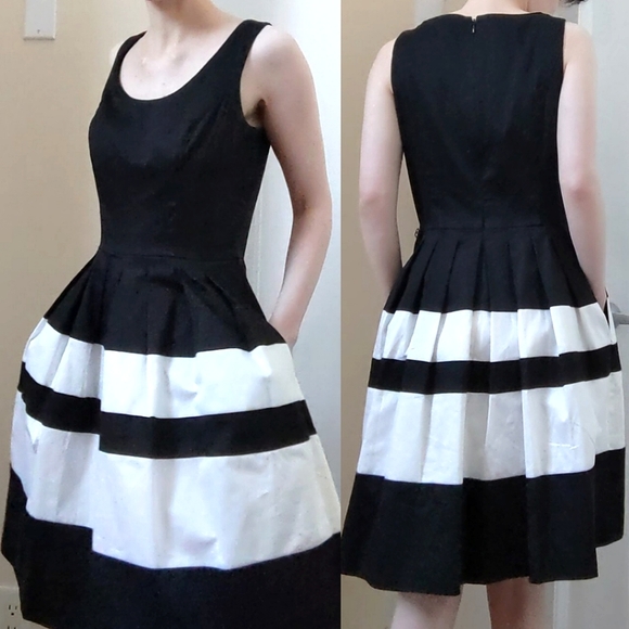 White House Black Market A-Line Dress with Pockets - Picture 1 of 11